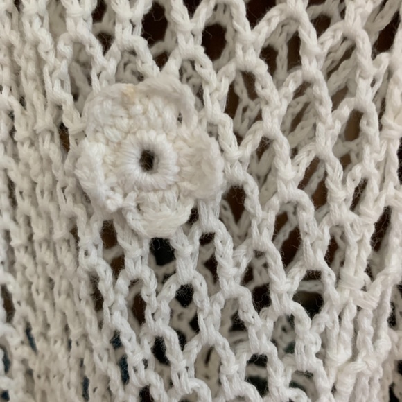 J jill hand crocheted sweater. Worn once or twice - Picture 3 of 4